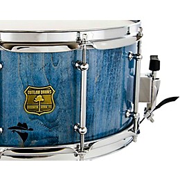 OUTLAW DRUMS Bandit Series Snare Drum With Chrome Hardware 14 x 8 in. Bandit Blue