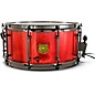 Clearance OUTLAW DRUMS Bandit Series Snare Drum With Black Hardware 14 x 6.5 in. Reckon Red thumbnail