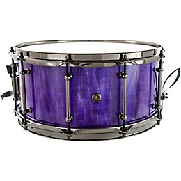 OUTLAW DRUMS Bandit Series Snare Drum With Black Hardware 14 x 6.5 in. Perilous Purple Sparkle