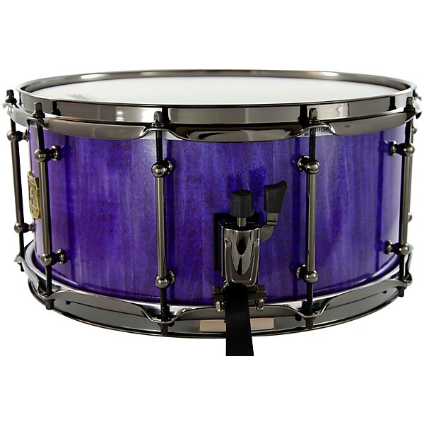 OUTLAW DRUMS Bandit Series Snare Drum With Black Hardware 14 x 6.5 in. Perilous Purple Sparkle