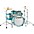 SONOR AQ2 Stage Maple 5-Piece Shell Pack White Marine Pearl SONOR AQ2 Stage Maple 5-Piece Shell Pack Aqua Silver Burst