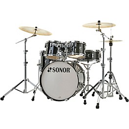 SONOR AQ2 Stage Maple 5-Piece Shell Pack White Marine Pearl SONOR AQ2 Stage Maple 5-Piece Shell Pack Transparent Black