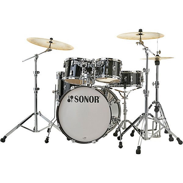 SONOR AQ2 Stage Maple 5-Piece Shell Pack Transparent Black