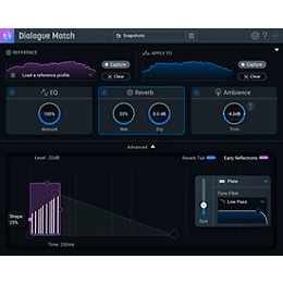 iZotope Dialogue Match: Crossgrade From Any Surround Reverb (Download)