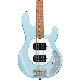 Sterling by Music Man StingRay Ray34HH Maple Fingerboard Electric Bass Daphne Blue