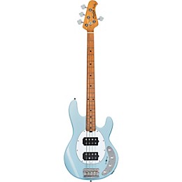 Sterling by Music Man StingRay Ray34HH Maple Fingerboard Electric Bass Daphne Blue
