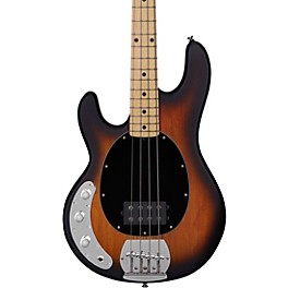 Sterling by Music Man StingRay Ray4LH Maple Fingerboard Left-Handed Electric Bass Vintage Sunburst