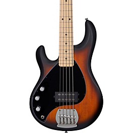 Sterling by Music Man StingRay Ray5LH Maple Fingerboard Left-Handed 5-String Electric Bass Vintage Sunburst