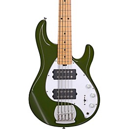 Sterling by Music Man StingRay... Sterling by Music Man StingRay Ray5HH Maple Fingerboard 5-String Electric Bass Guitar Olive