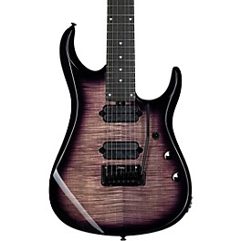 Sterling by Music Man JP157D John Petrucci Signature with DiMarzio Pickups 7-String Electric Guitar Eminence Purple Flame