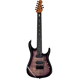 Sterling by Music Man JP157D John Petrucci Signature with DiMarzio Pickups 7-String Electric Guitar Eminence Purple Flame