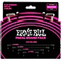 Ernie Ball Flat Ribbon Patch Cables Pedalboard Multi-Pack Black thumbnail