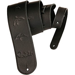 PRS Leather Birds Strap, Black Black