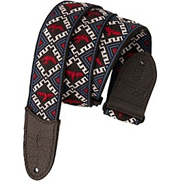 PRS Jacquard Hootenanny Style Guitar Strap, Red, White & Blue Birds Red White and Blue