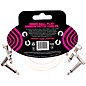 Ernie Ball Flat Ribbon 3-Pack Patch Cables 1 ft. White