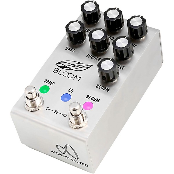 Open Box Jackson Audio Bloom V2 Compressor Effects Pedal Level 1 Silver