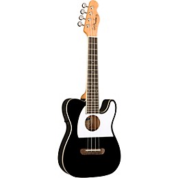 Fender Fullerton Telecaster Acoustic-Electric Ukulele Black