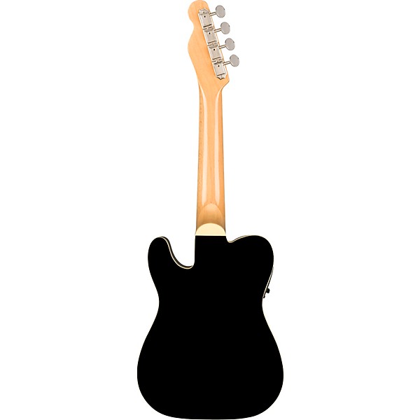 Open Box Fender Fullerton Telecaster Acoustic-Electric Ukulele Level 1 Black