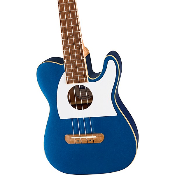 Fender Fullerton Telecaster Acoustic-Electric Ukulele Lake Placid Blue