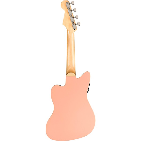 Fender Fullerton Jazzmaster Acoustic-Electric Ukulele Shell Pink