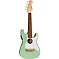 Fender Fullerton Stratocaster Acoustic-Electric Ukulele Surf Green thumbnail