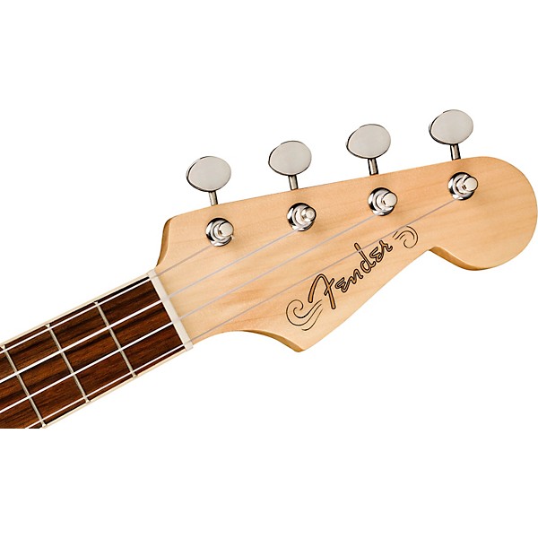 Fender Fullerton Stratocaster Acoustic-Electric Ukulele Surf Green