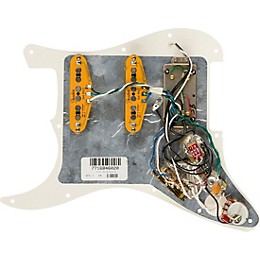 Open Box Fender Stratocaster HSS Shawbucker/G4 Pre-Wired Pickguard Level 1 White/Back/White