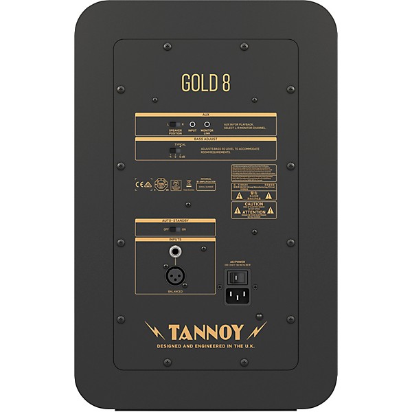 Open Box Tannoy GOLD 8 300W Active 8IN Studio Monitor Level 1