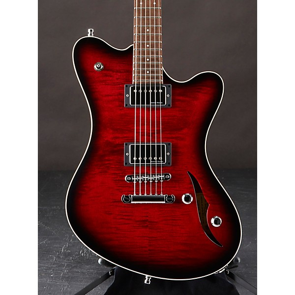 Framus Television Pro Series Electric Guitar Burgundy Blackburst