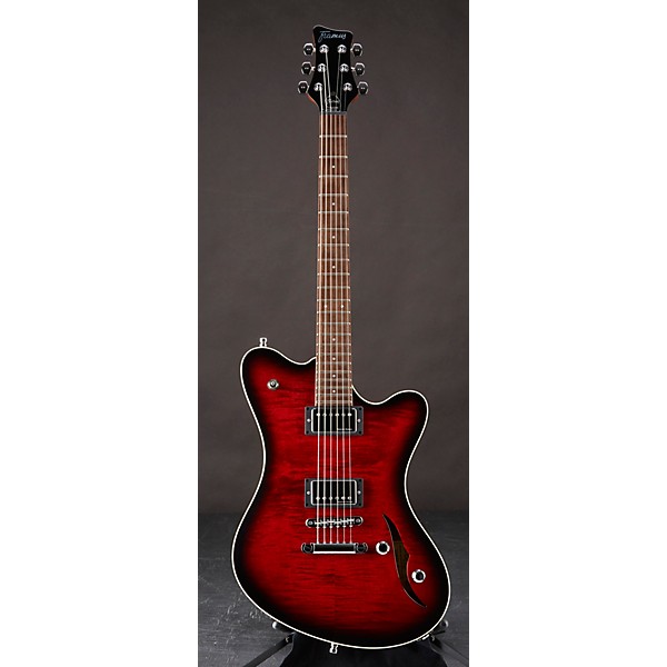 Framus Television Pro Series Electric Guitar Burgundy Blackburst