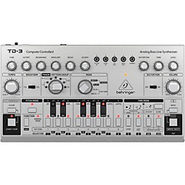 Blemished Behringer TD-3 Analog Bass Line Synthesizer Level 2 Silver 197881196301