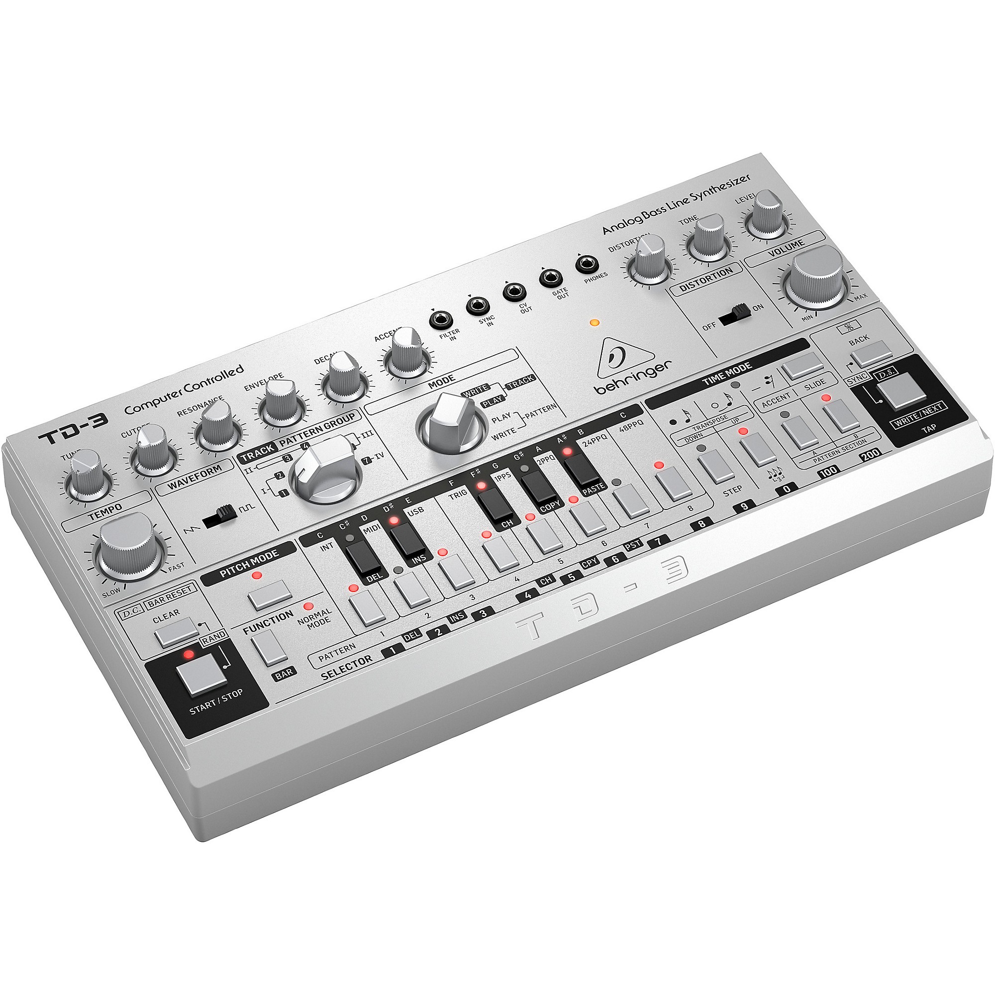 鍵盤楽器 Behringer TD3 TD-3 BEHRINGER TD-3-BK アナログ ベースライン シンセサイザー