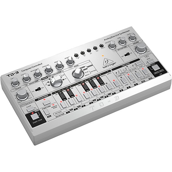 Behringer TD-3 Analog Bass Line Synthesizer Silver