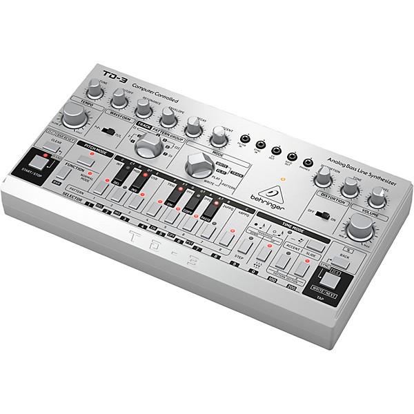 Behringer TD-3 Analog Bass Line Synthesizer Silver