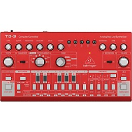 Behringer TD-3 Analog Bass Line Synthesizer Red