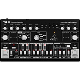 Behringer TD-3 Analog Bass Line Synthesizer Silver Behringer TD-3 Analog Bass Line Synthesizer Black