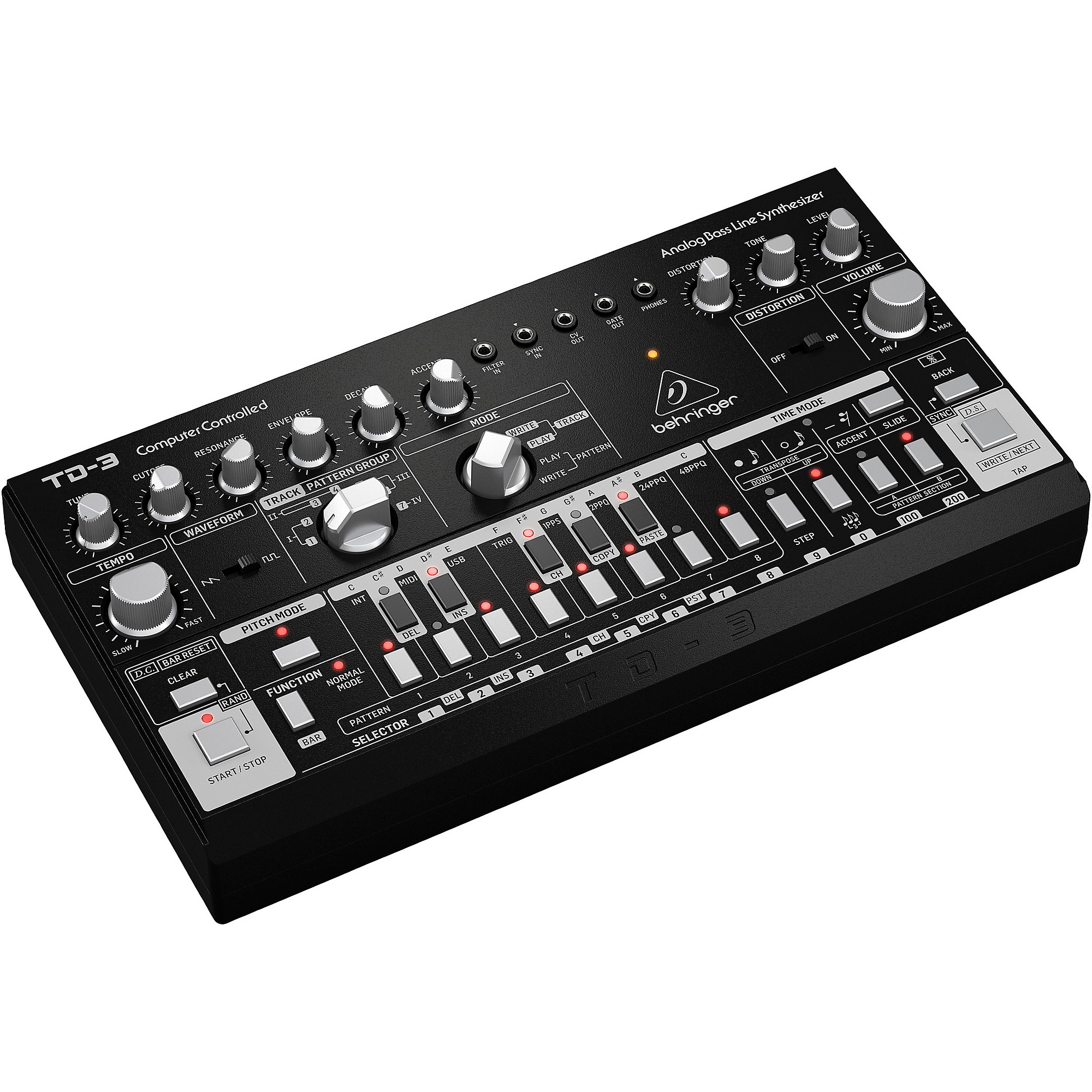 Behringer TD-3 Analog Bass Line Synthesizer Black | Guitar Center