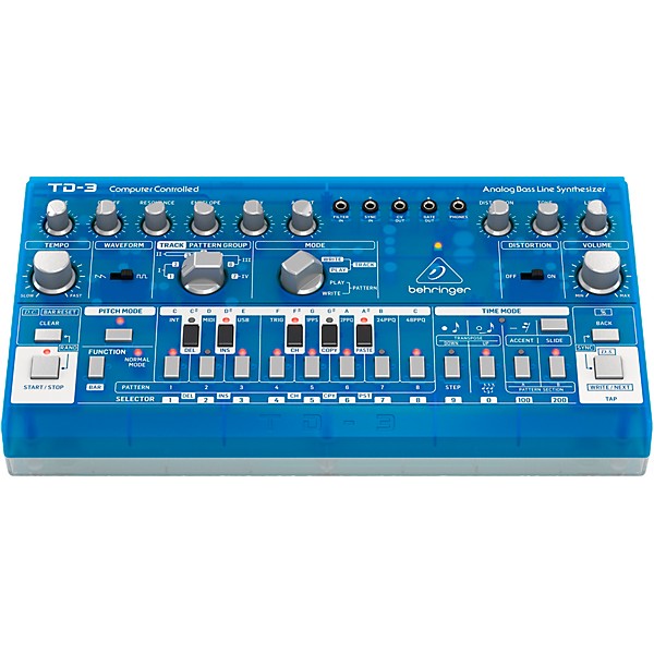 Behringer TD-3 Analog Bass Line Synthesizer Blueberry