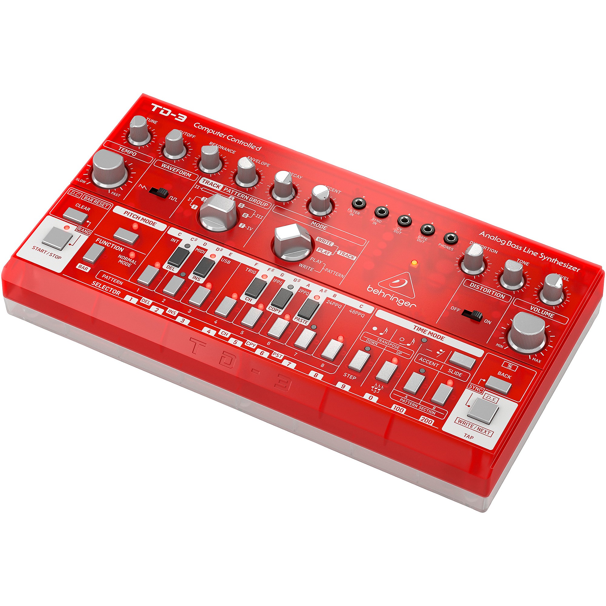 Behringer TD-3 Analog Bass Line Synthesizer Strawberry | Guitar Center