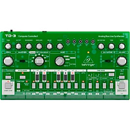 Behringer TD-3 Analog Bass Line Synthesizer Silver Behringer TD-3 Analog Bass Line Synthesizer Lime