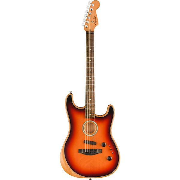 Fender American Acoustasonic Stratocaster Acoustic-Electric Guitar 3-Color Sunburst