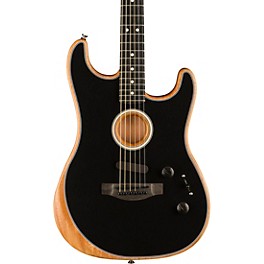 Fender American Acoustasonic Stratocaster Acousti... Fender American Acoustasonic Stratocaster Acoustic-Electric Guitar Black