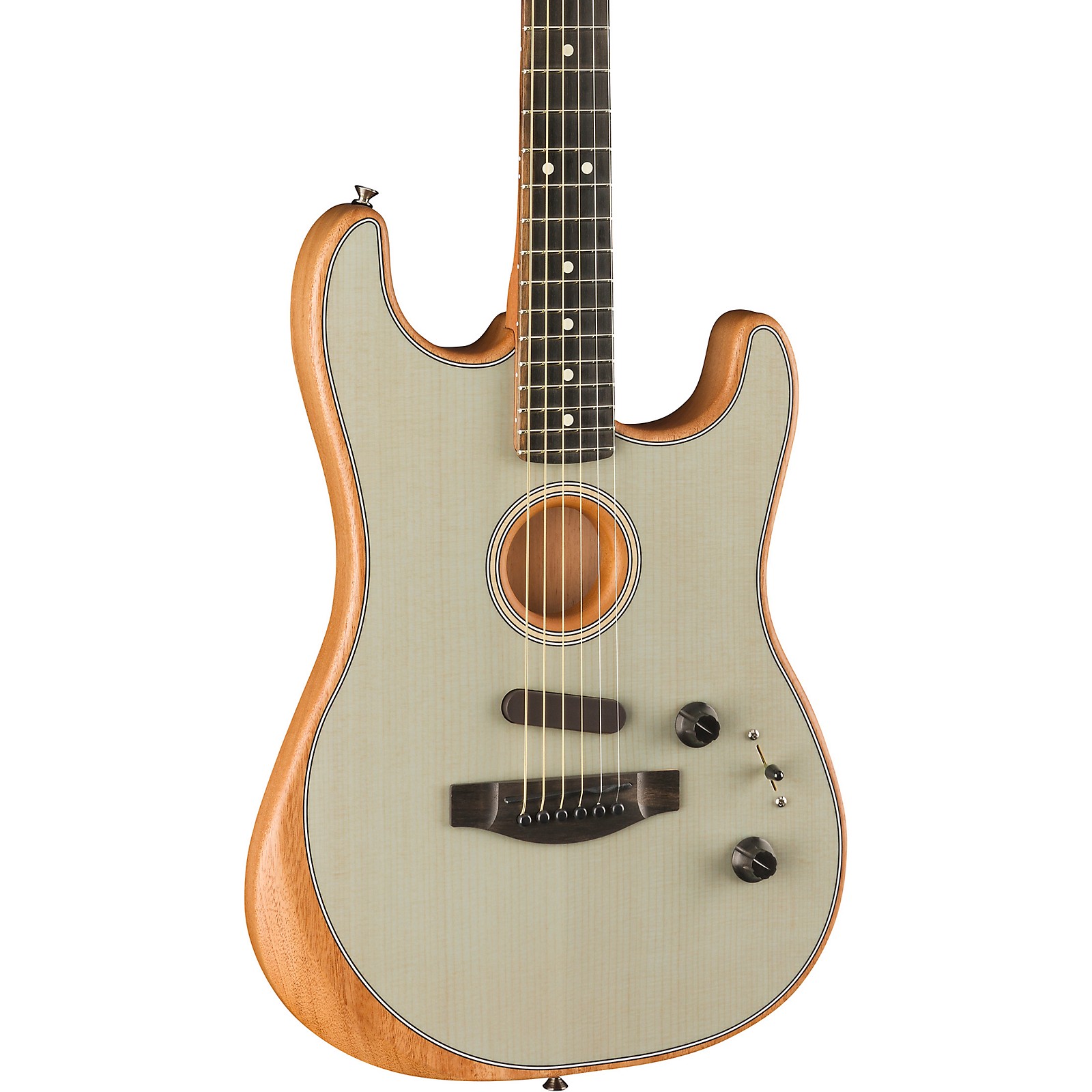Fender Acoustasonic Stratocaster Acoustic-Electric Guitar Trans 