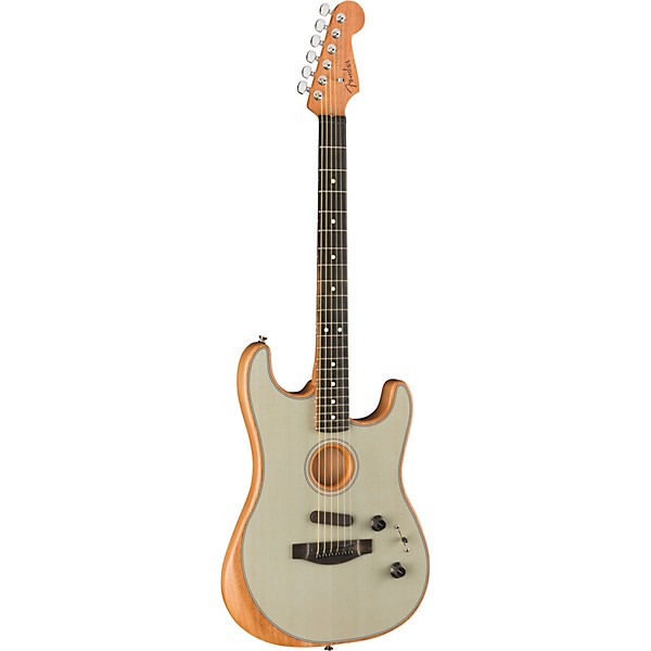 Fender Acoustasonic Stratocaster Acoustic-Electric Guitar Trans Sonic Blue