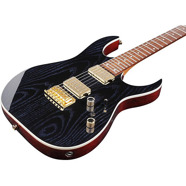 Ibanez RG421HPAH RG High Performance Electric Guitar Blue Wave Black
