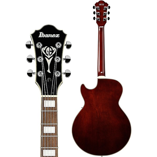 Ibanez GB10EM George Benson Hollowbody Electric Guitar Antique Amber