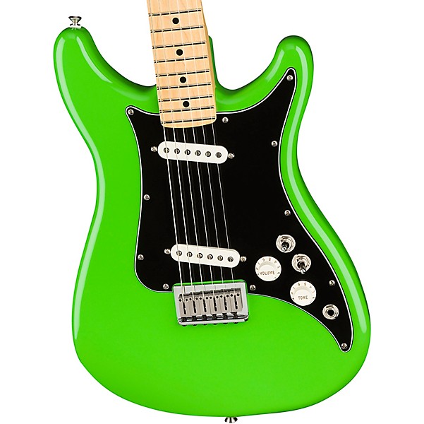 Clearance Fender Player Lead II Maple Fingerboard Electric Guitar Neon Green