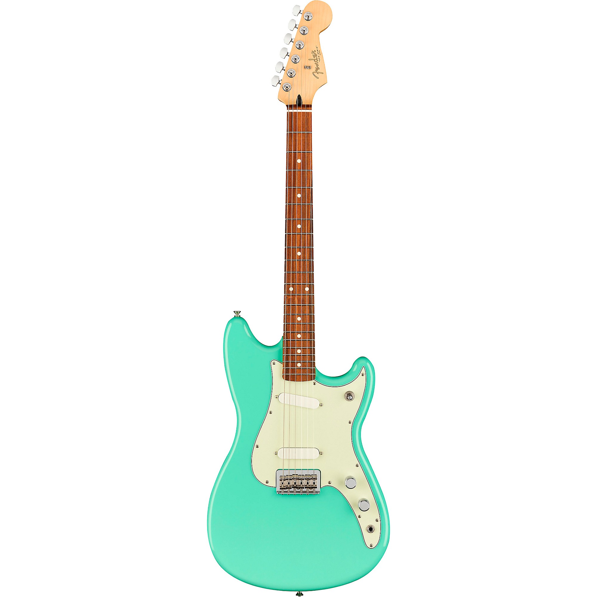 ギター Fender Player Duo Sonic Sea Foam Green Fender Player Duo Sonic Pau Ferro Fingerboard Electric