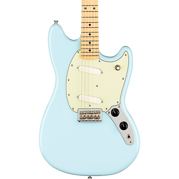 Clearance Fender Player Mustang Electric Guitar With Maple Fingerboard Sonic Blue