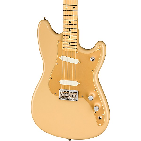 Clearance Fender Player Duo Sonic Maple Fingerboard Electric Guitar Desert Sand